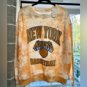 Hybrid & Company Orange and Cream New York Sweatshirt